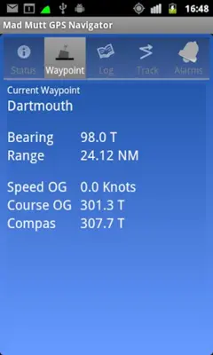 Mad Mutt Marine GPS Navigator android App screenshot 1